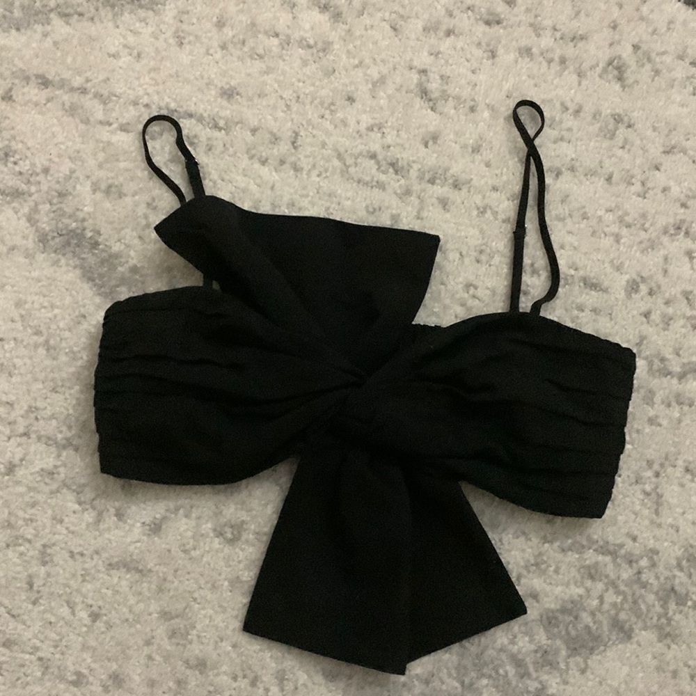 Zara bow bra top